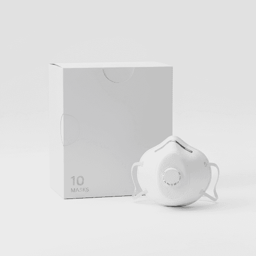FFP3-Atemschutzmaske mit Ventil — 10er Box