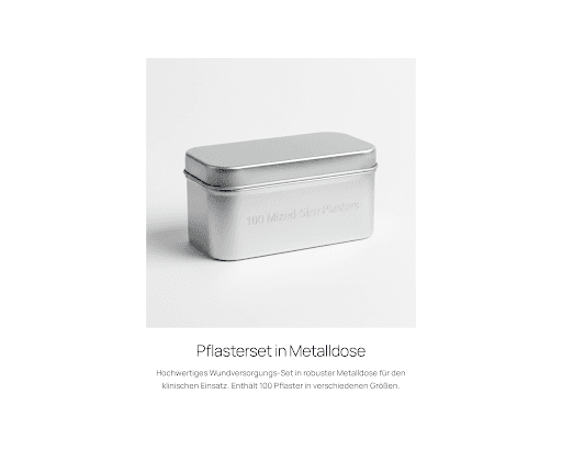 Pflasterset gemischte Größen — 100er Dose 2