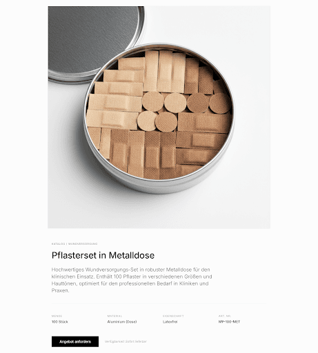 Pflasterset gemischte Größen — 100er Dose 3