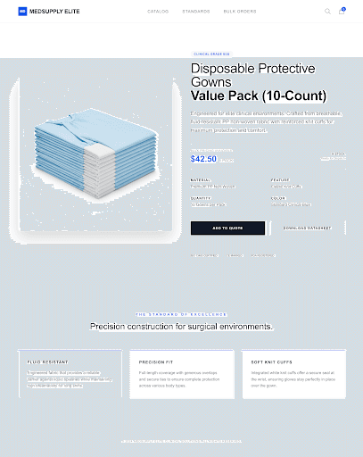 Schutzkittel PP-Vliesmaterial — 10er Pack 5