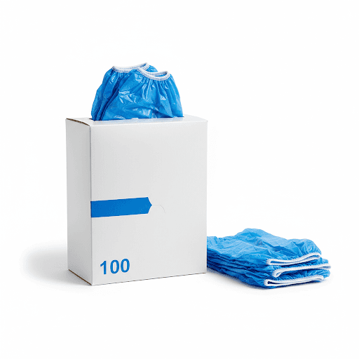 Einweg-Überschuhe PE — 100er Pack